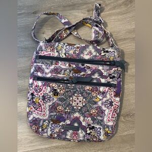 Vera Bradley Disney Crossbody Bag - Purple and Gray